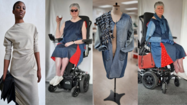 A mountage of a fashion images