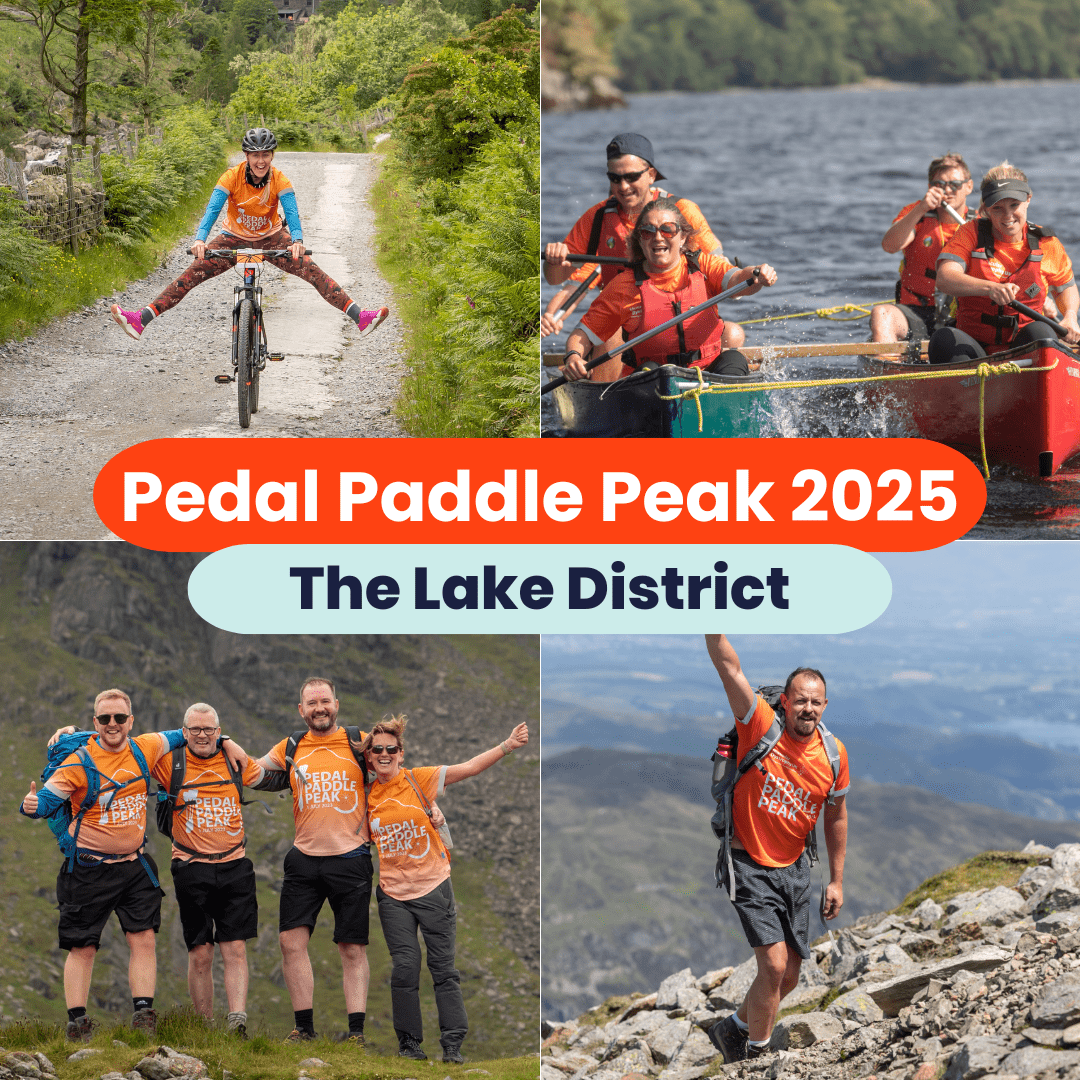 Pedal Paddle Peak 2025 The Lake District Muscular Dystrophy UK