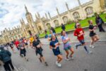 A group of runners during the Cambridge 10k.