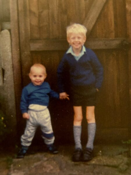 Tom With Older Brother Sam Herschell
