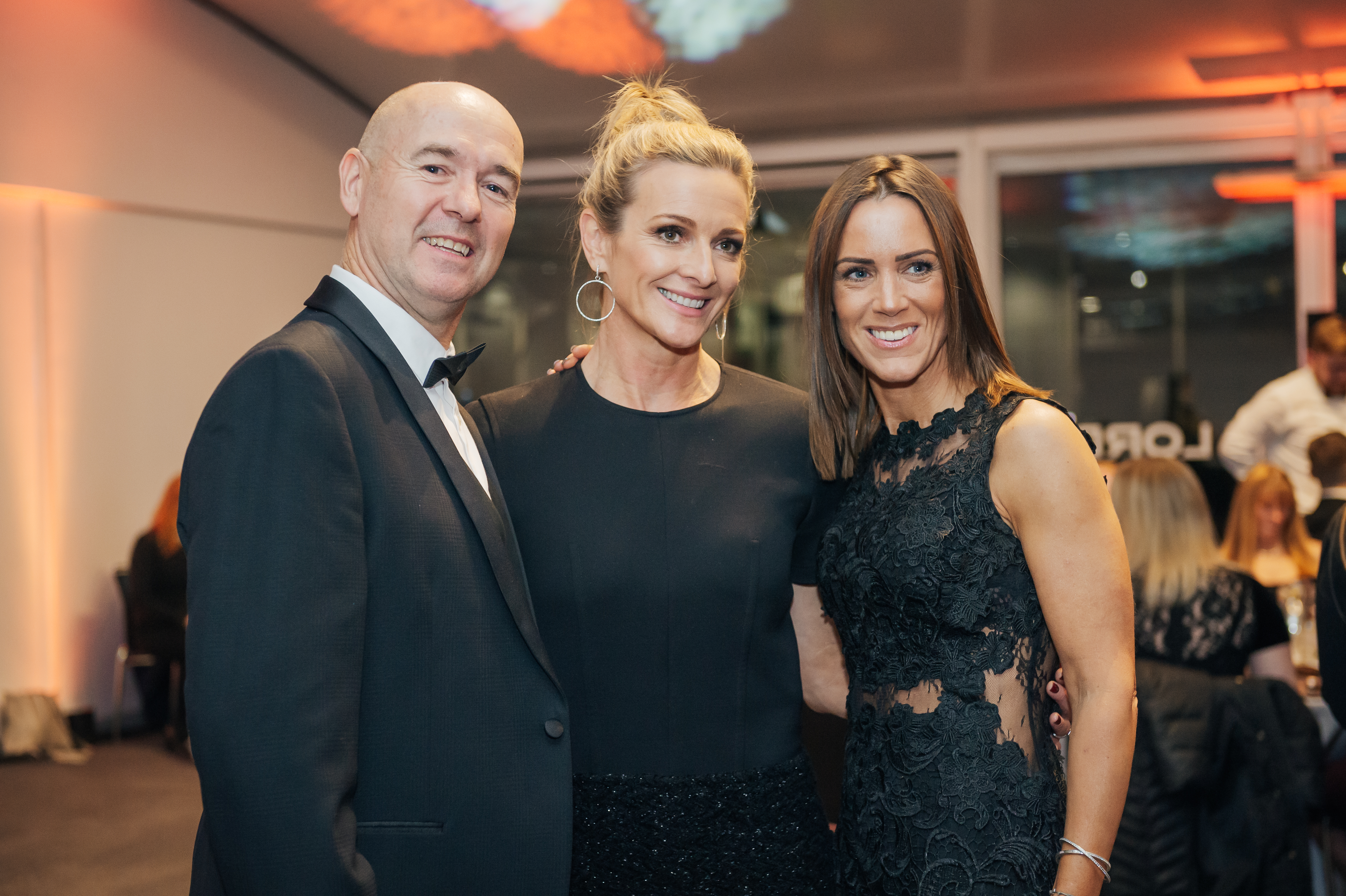 Gabby Logan at the Celebrity Sports Quiz with Lou Hill