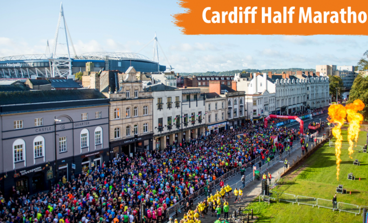 Cardiff Half marathon runners 