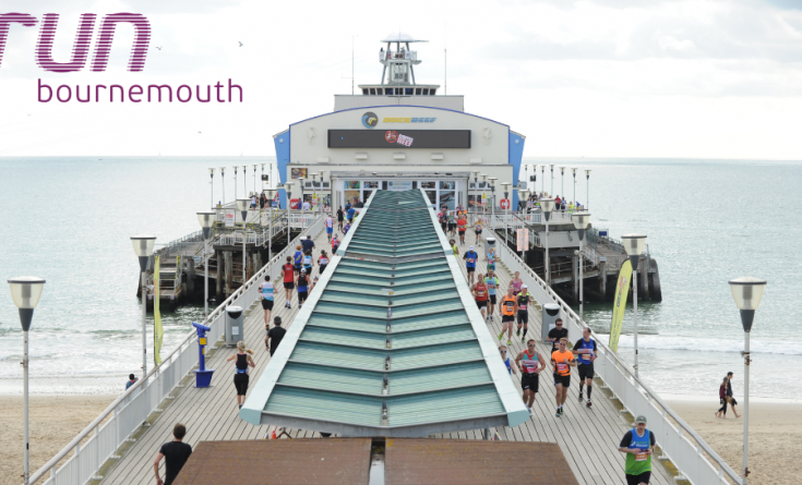 People running on Bournemouth Pier