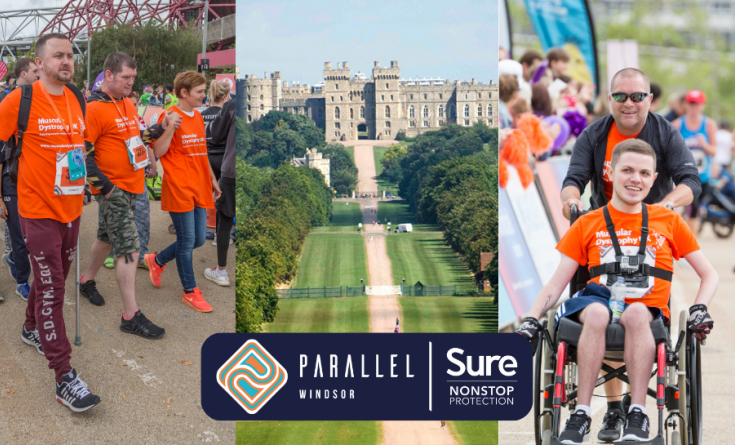 A collage showing people from the MDUK community taking on Parallel Windsor